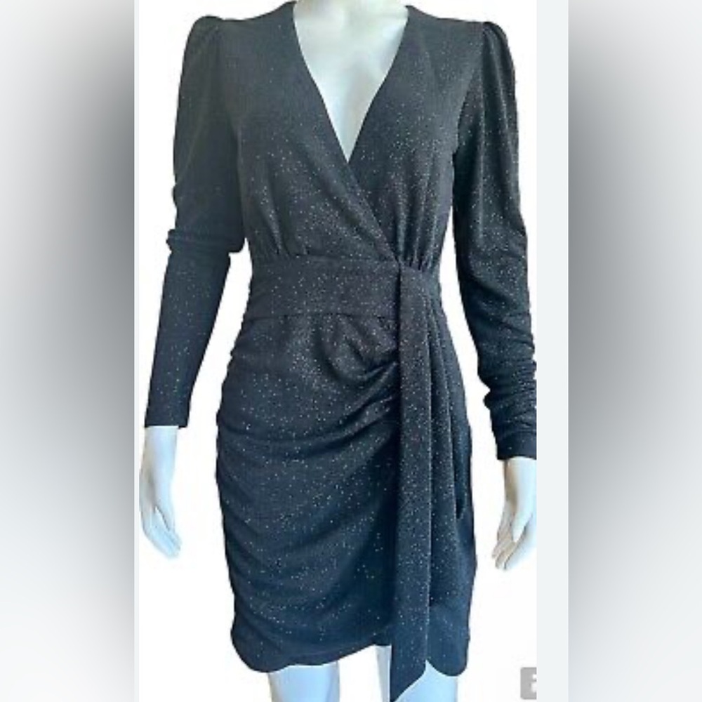 Alex Marie Surplice V-Neck Sparkle size 4